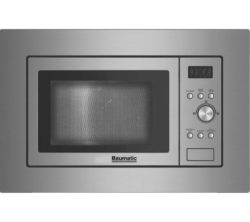 BAUMATIC BMIS3820 Built-in Solo Microwave - Stainless Steel